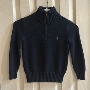 Boys Polo Ralph Lauren Turtleneck Half Zip Sweater 4
